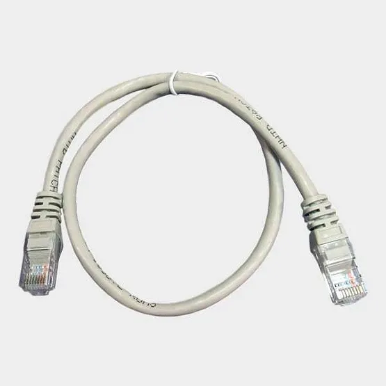 PATCH CORD UTP CAT5E 0.5m Gris
