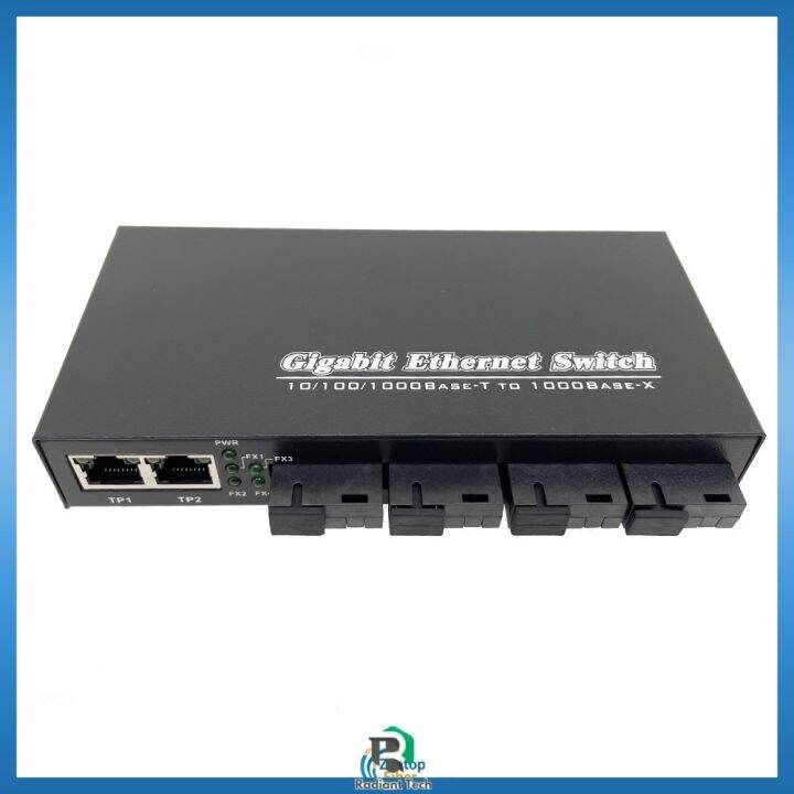 FYTEC GIGA - 4G2G SWITCH 4 GIGA - 20KM SWITCH + 2* Ethernet GIGA