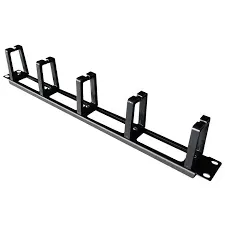 ORGANIZADOR HORIZONTAL METALICO 1U DE ANILLO