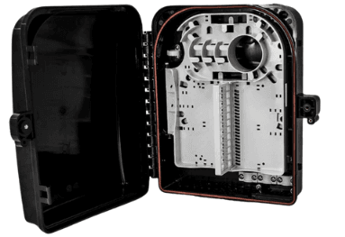 NAP CTO BOX - IP65 - 1X24 - VACIA NEGRA