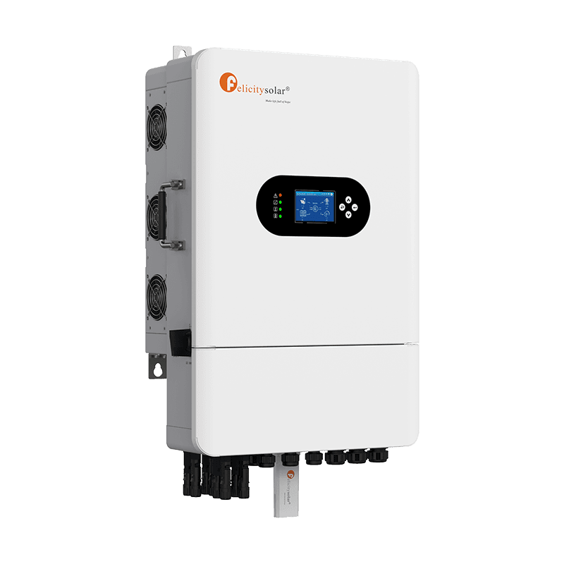 Vista adicional de FELICITY / IVGM8KLP2G1 / 8KW / FASE DIVIDIDA / INVERSOR HIBRIDO ON-OFF GRID / PARALELO 6