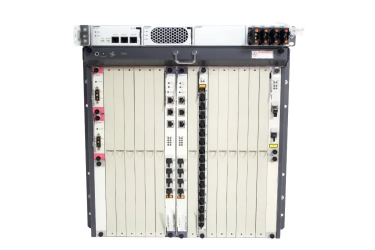 Vista adicional de OLT HUAWEI MA5680T - 2xSCUN2  - 2xPRTE - 1xX2CS - SFP