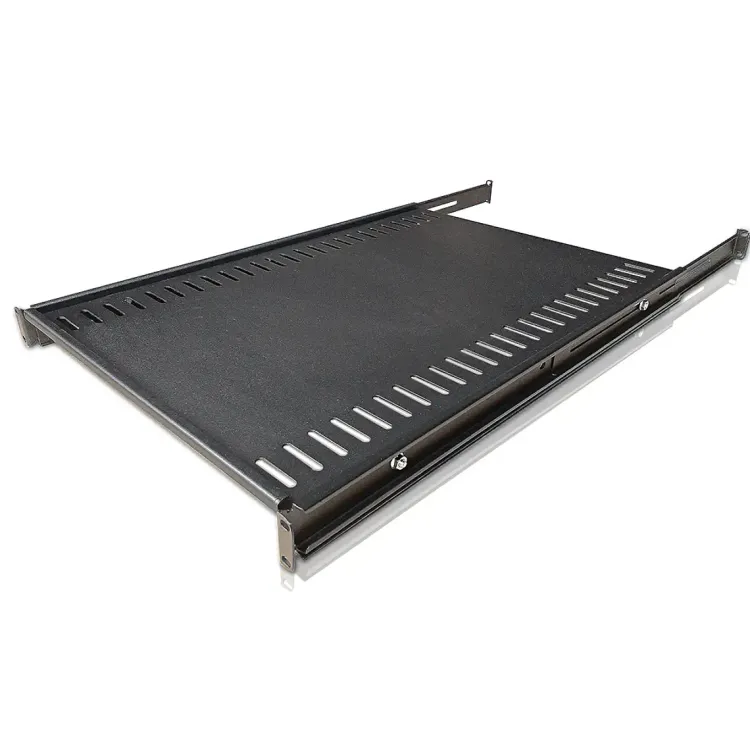 BANDEJA EXTENDIBLE VENTILADA 1U 47-80CM AJUSTABLE