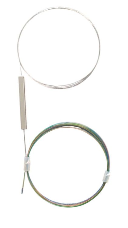 Splitter FUSION 1x4 BARE(SIN CHAQUETA) Fiber 250um 1M