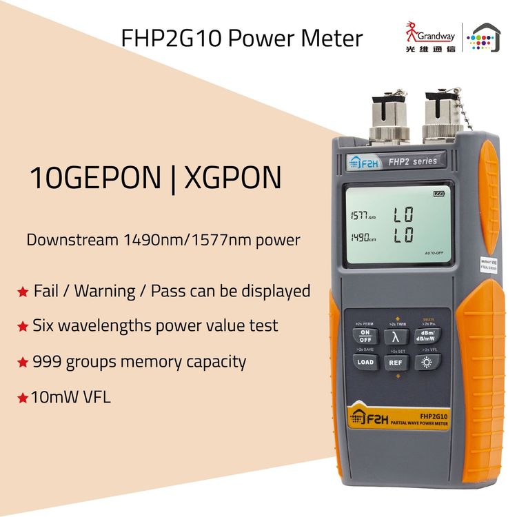Vista adicional de GRANDWAY POWER METER SELECTIVO XGPON UPC FHP2G10