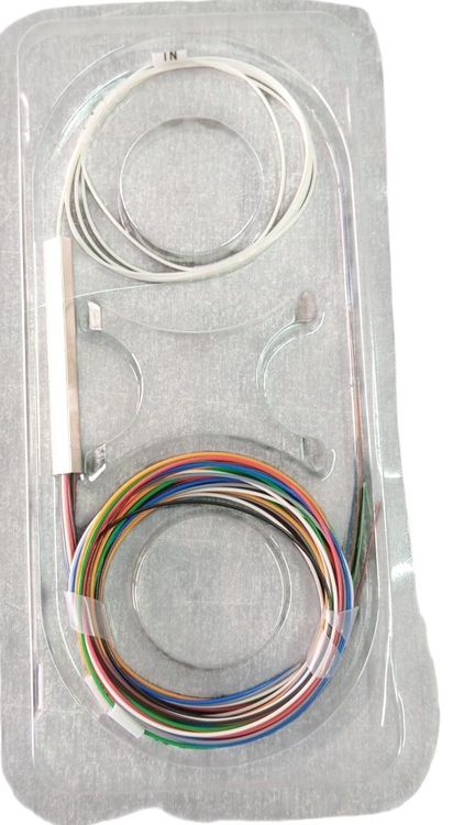 Splitter 1x2  SC/APC steel tube 0.9mm 1M ---- 10/90