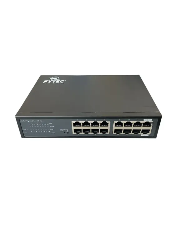 SW FYTEC 16 Port 10/100/1000Mbps Ethernet Switch Rackeable
