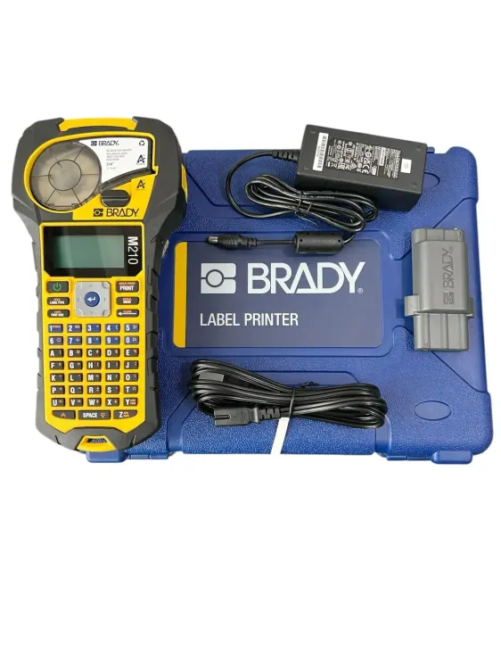 KIT Etiquetadora BRADY m210 + BATERIA + CARGADOR+ ESTUCHE