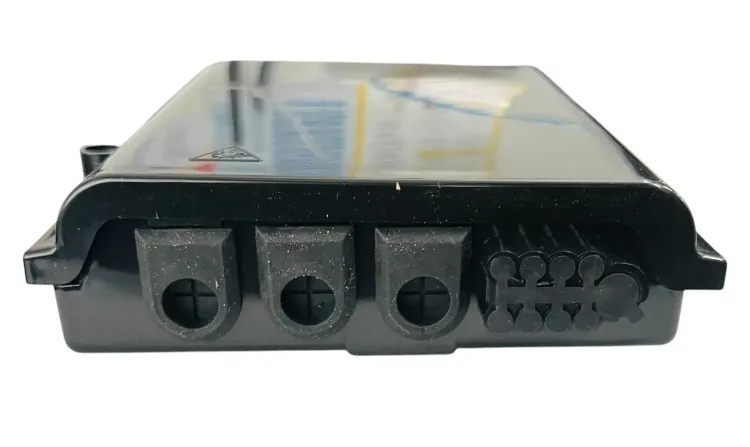 NAP 1x 8  IP65 vacia NEGRA