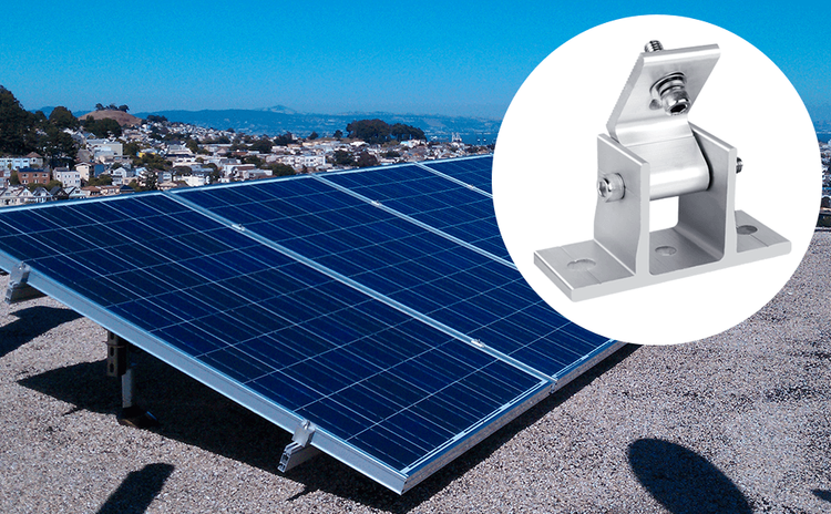 Vista adicional de CODO DELANTERO PARA INCLINACION DE PANEL SOLAR