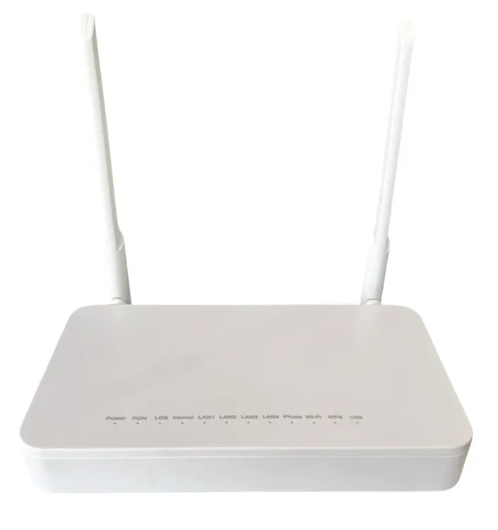 ZTE F670L V9 GPON 4GE+1VOIP+2.4G 5G WIFI - 12 LEDS 2 ANTENAS 5DBI
