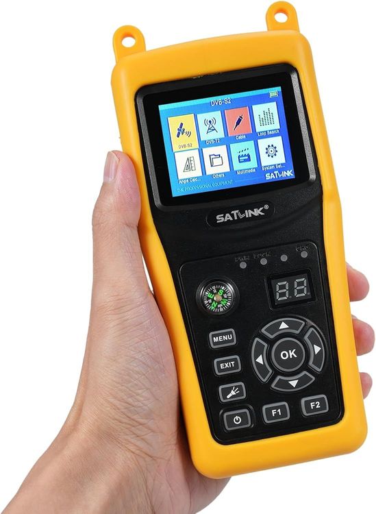 MEDIDOR DE SEÑAL DE SATÉLITE SATLINK ST-5032 COMPATIBLE: ISDBT + DVBT