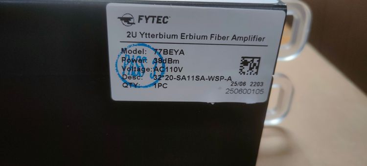 Vista adicional de FYTEC - WDM EDFA-1550 32*20 DBM 1550nm GPON/EPON/XGPON