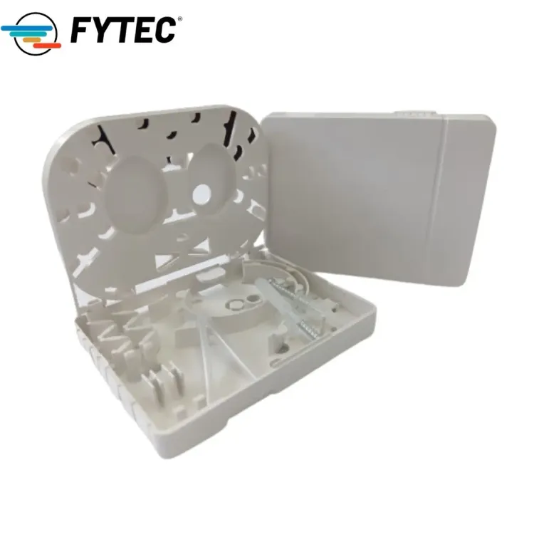 ROSETA CON PUERTA 2 PUERTOS LW-FWO-C-B FTTH