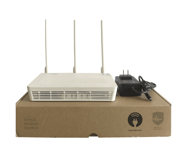 Vista adicional de ONT HUAWEI XG-PON ONT HN8546Q 10G  DUALBAND 2.4G&5G + 3 ANTENAS 5DBI