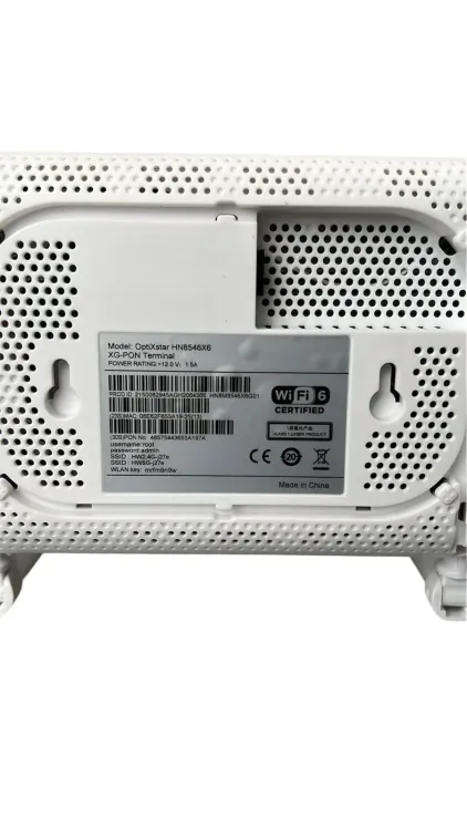 Vista adicional de HN8546X6 XG-PON (10G wifi6): 4GE+2USB+1POST+2.4G&5G WIFI6 2 ANTENAS * 5DBI