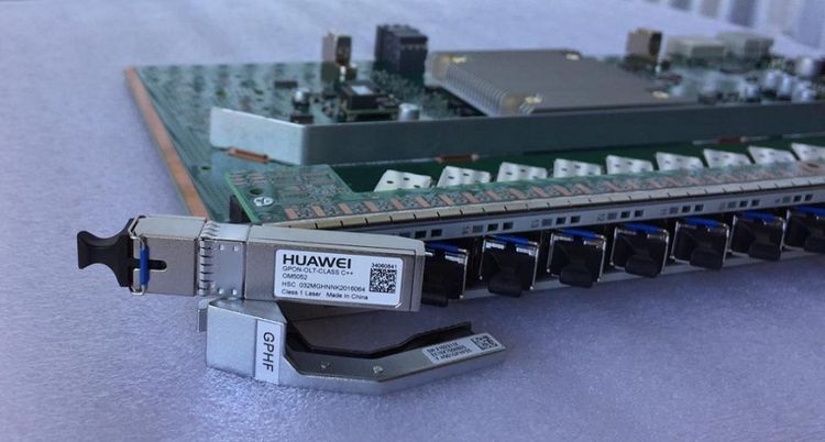 Vista adicional de GPHF  GPON with 16 pcs C++ SFP - Tarjeta Huawei para serie MA5800