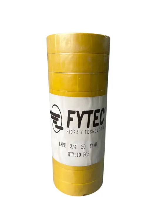 TAIPE AMARILLO 3/4(Ancho) - 20 YARDAS 0.13mm Grosos
