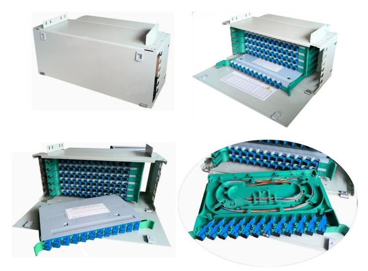 Vista adicional de ODF 144 CORES SC APC DE BANDEJAS - 3U