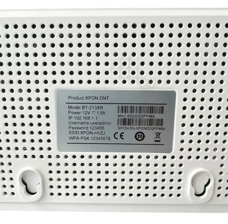 Vista adicional de ONU CATV  BT-213XR  XPON  1GE+1FE+2.4G WIFI+CATV