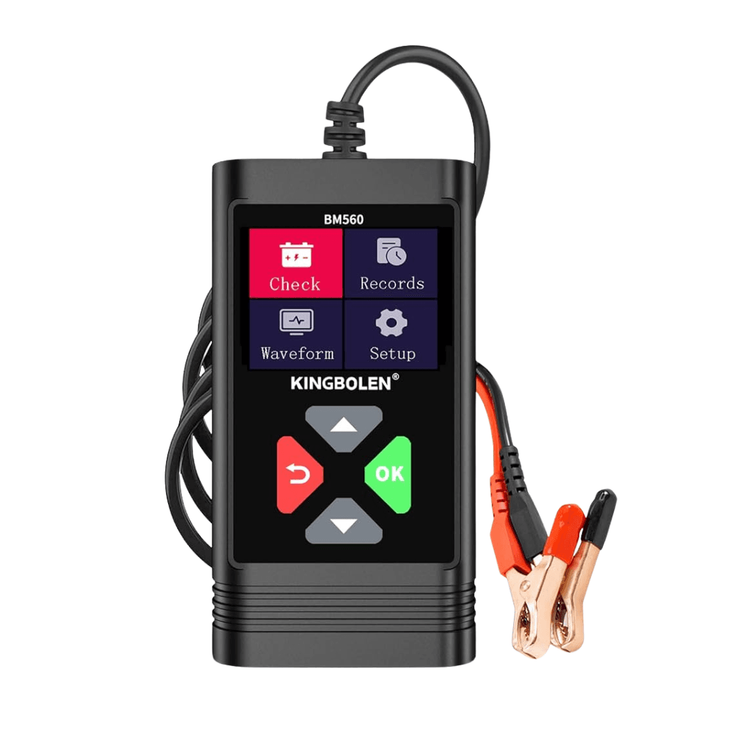 COMPROBADOR DE BATERIAS KINGBOLEN BM580 (6/12V) + TEST DE POLARIDAD
