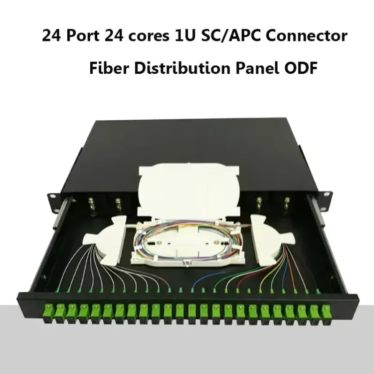 Vista adicional de ODF 24 CORES con SC/APC PIGTAIL & Adaptor