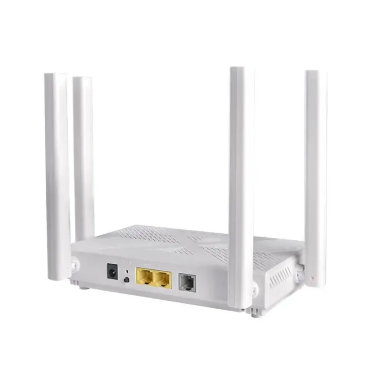 Vista adicional de BTPON BT-G716AX XPON 2GE + WIFI6 AX1500  4 ANTENAS