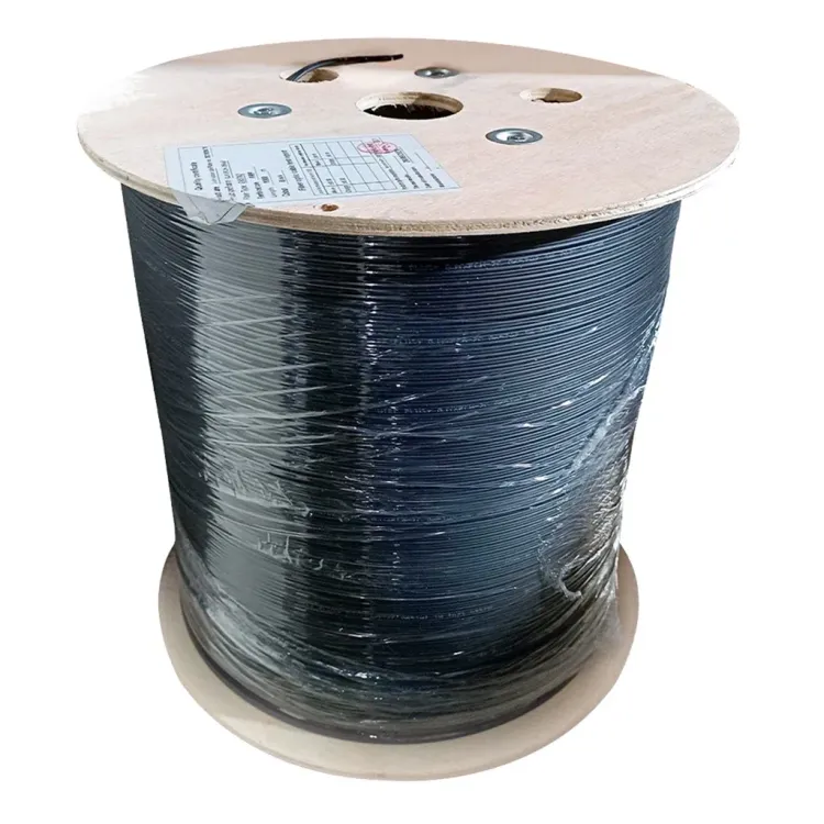 COREX DROP CABLE 4CORES ROLLO 2KM G657A2 - 3GALVANIZADOS EXTERIOR LSZH 5X2MM
