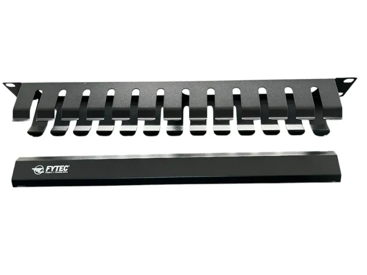 ORGANIZADOR HORIZONTAL 1UR - METAL - 24 Ranuras