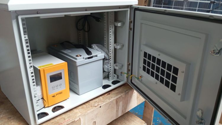 Vista adicional de RACK GABINETE EXTERIOR 600*455*510mm - 9U - INC SISTEMA DE VENTILACIÓN + PINTURA ELECTROESTÁTICA