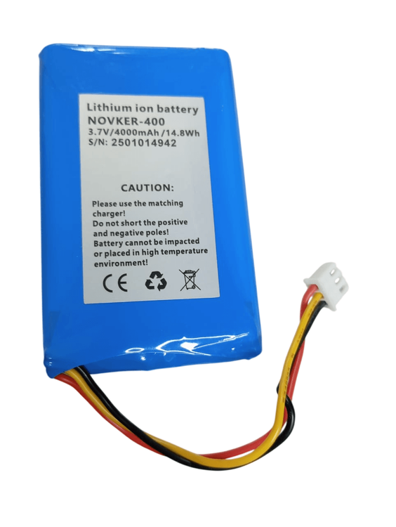 BATERIA OTDR NOVKER 3.7v 4000mAh/ 14.8Wh - Compatible modelos NK3000-4000/FT399 - 3 PINES