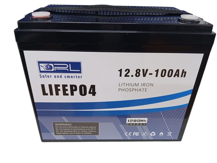 DRL - BATERIA LITIO LIFEPO4 - 12v 100Ah + Bluetooth