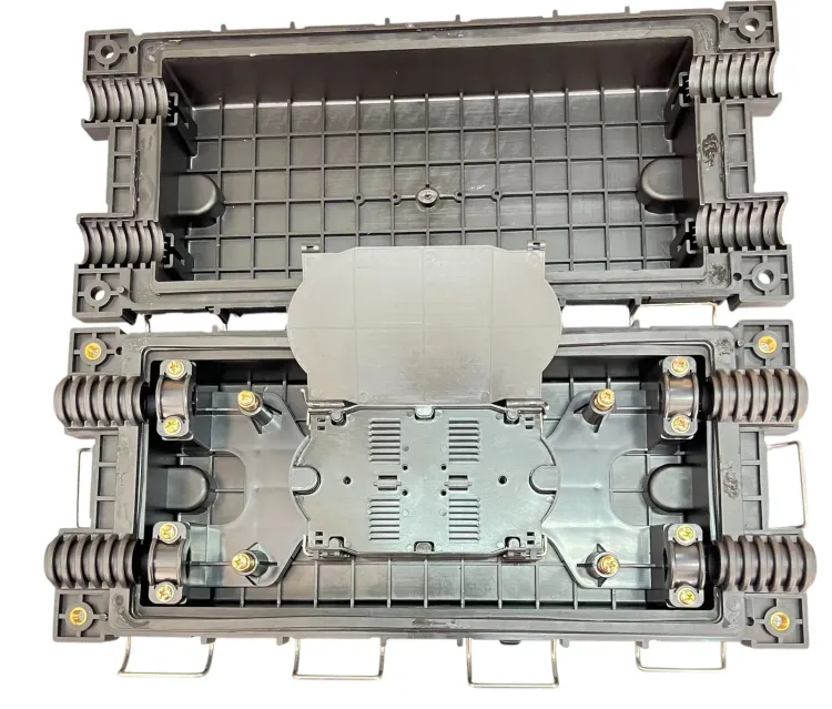 Vista adicional de MANGA LINEAL FOSC 48-96 cores Horizontal IP68, 4 Huecos con CIERRE DE HEBILLAS - 520(L)*200(W)*159(H)mm