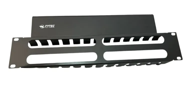 Vista adicional de ORGANIZADOR HORIZONTAL 2U / 483*65*2U  / SWMCABLEDUCT2U / 24 RANURAS