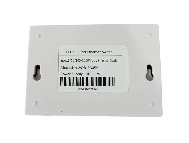 Vista adicional de FYTEC - SW Gigabits 5 ports 10/100/1000Mbps Switch Ethernet