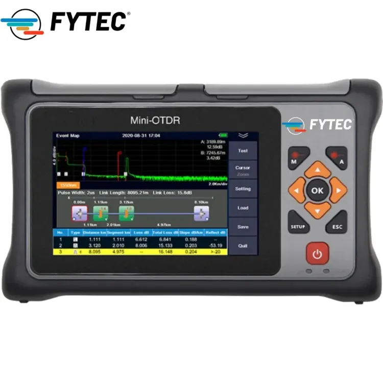 MASTER OTDR MULTIFUNCION - FP-4000-S22F-UPC 1550NM CON FILTRO DE FIBRAS ACTIVAS