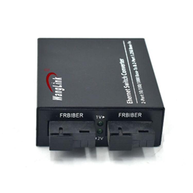 FYTEC - 2FO4F RPOE FAST 2 SC+4RJ45 Passive POE 12V-24V Media Converter, port 1-3 poe in, port 4 poe out
