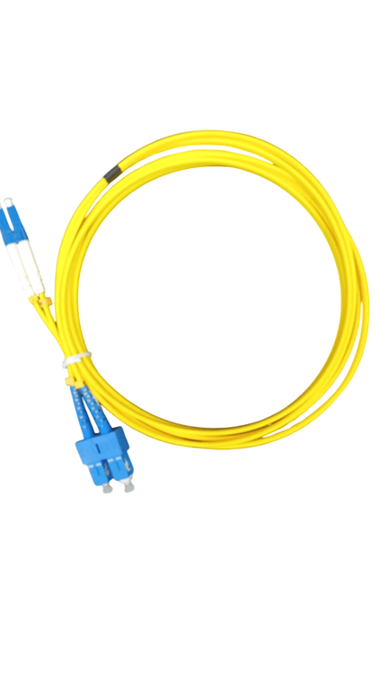 PATCH CORE LC/UPC - SC/UPC 3mm, duplex, Length 3 meters, cable, PVC jacket