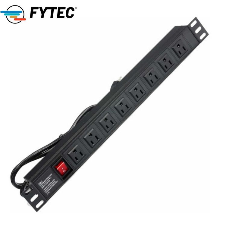 REGLETA DE TOMA CORRIENTES 8 ENTRADAS 15A // SW-1U-8U-MS