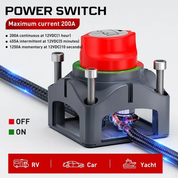 Vista adicional de SELECTOR SWITCH AC 1P 275A ON/OFF
