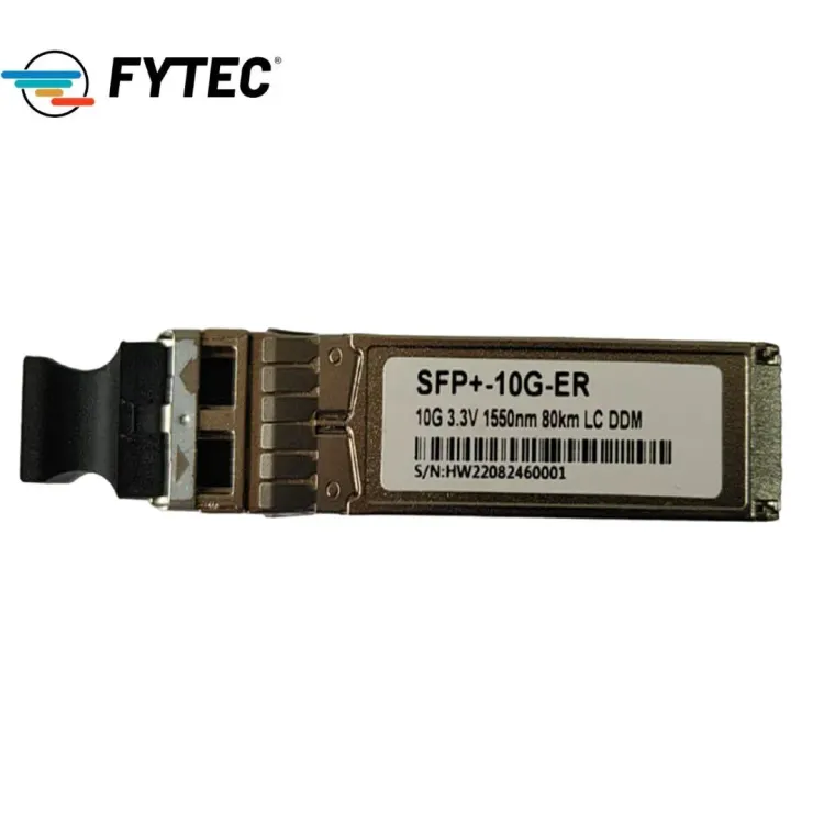 FYTEC 10G Single Mode SFP Module,80KM, Doble fibra LC/UPC inerface.(1270/1330nm)(Unidad)