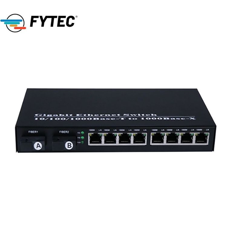 FYTEC - SWITCH POE REVERSE  / Port 1-7 POE in, Port 8 POE + 2GE 3KM  + out24V Passive PoE /  8 port 10/100/1000M Reverse PoE Switch Support