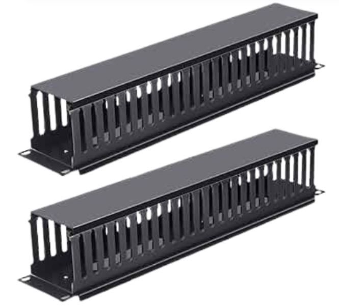 ORGANIZADOR HORIZONTAL 2U / 483*65*2U  / SWMCABLEDUCT2U / 48 RANURAS