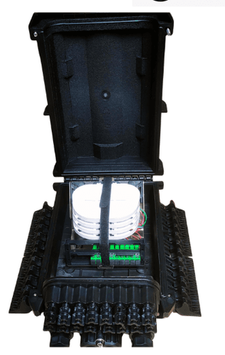NAP Mirco PLC --IP68 16 con SC/UPC adapter and 1x8 SC/UPC
