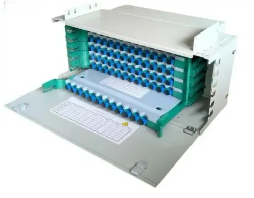 ODF 144 CORES SC APC DE BANDEJAS - 3U