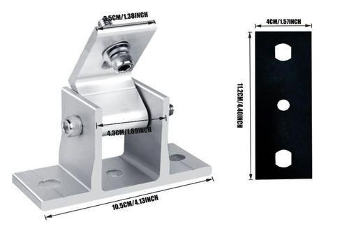 CODO DELANTERO PARA INCLINACION DE PANEL SOLAR