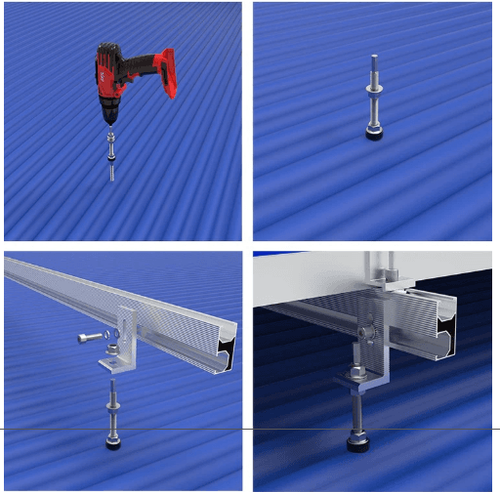 Vista adicional de SOPORTE ANCLAJE TIPO L -- EXTENDIDO 30CM