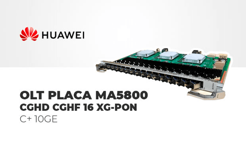 Vista adicional de CGHF- 16 PUERTOS CON 16 SFP / Tarjeta Huawei para serie MA5800 DUAL XGPON Y GPON