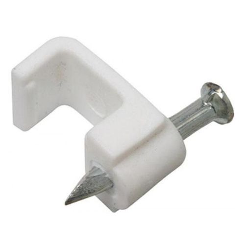 Grapas para Fibra Optica 6mm / BLANCA