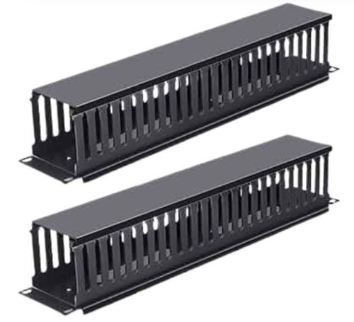 ORGANIZADOR HORIZONTAL 2U / 483*65*2U  / SWMCABLEDUCT2U / 48 RANURAS